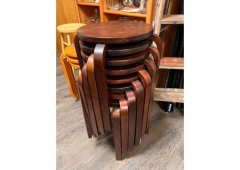 Bentwood Stacking Stools or Side Accent End Tables - $20/each - $160